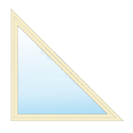 Глухое треугольное окно